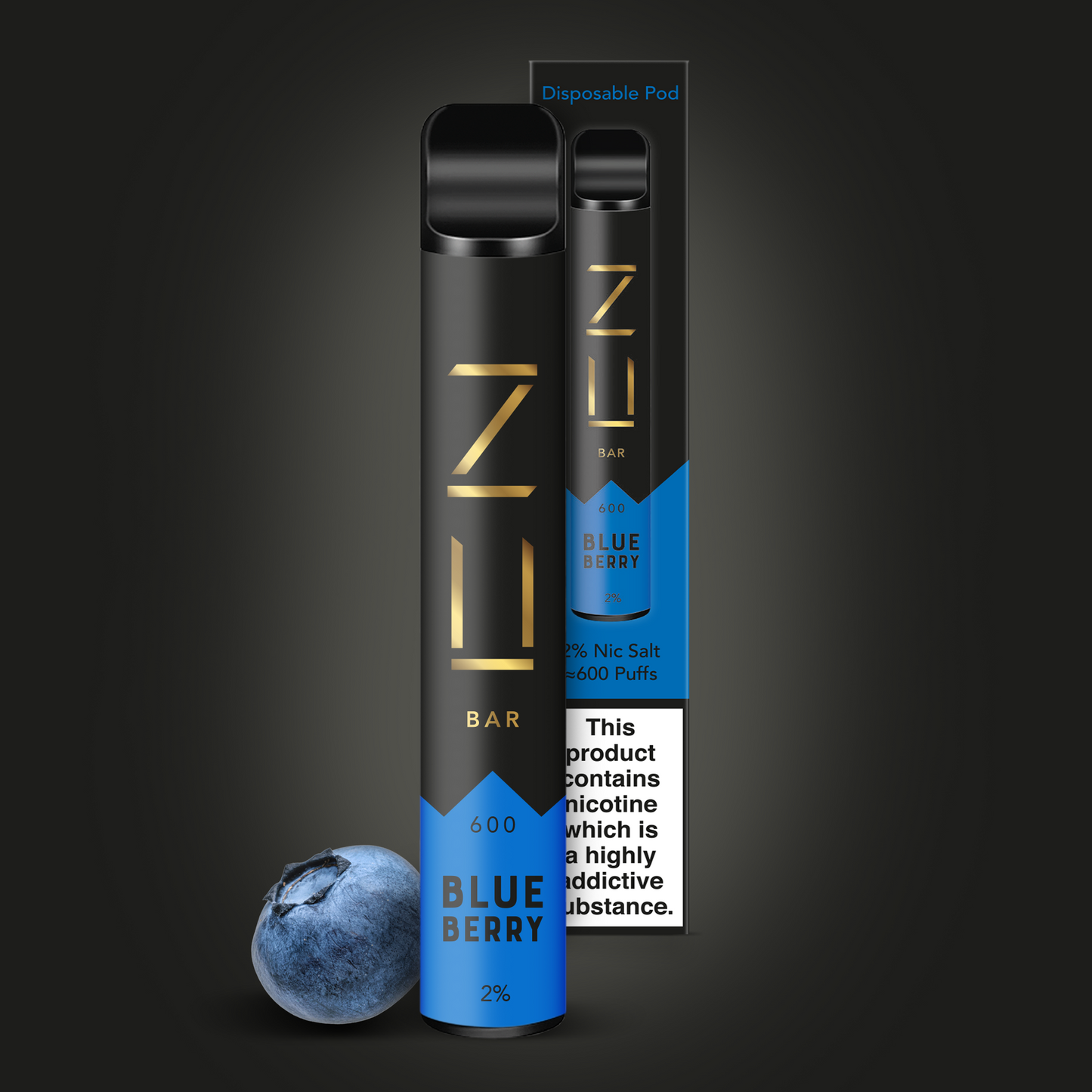 ZU Bar Blueberry Disposable Pod