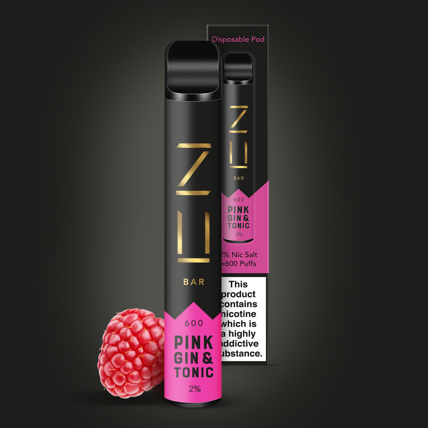 ZU Bar Pink Gin And Tonic Disposable Pod