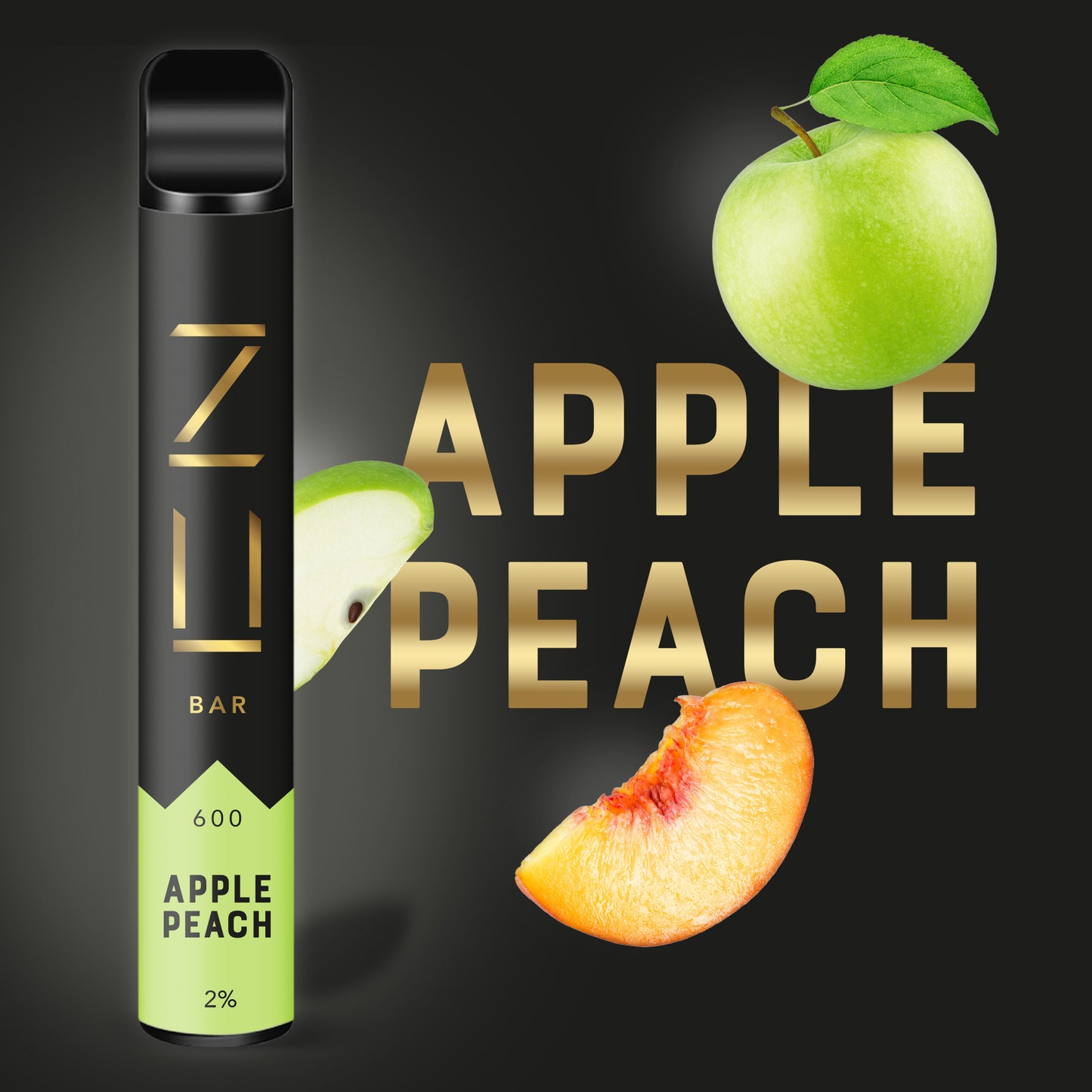 ZU Bar Apple Peach Disposable Pod