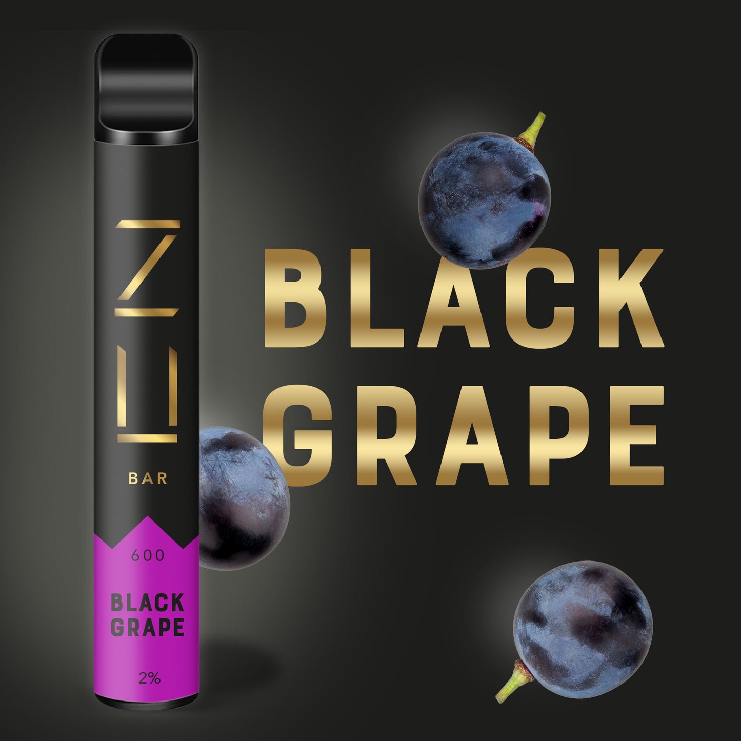 ZU Bar Black Grape Disposable Pod