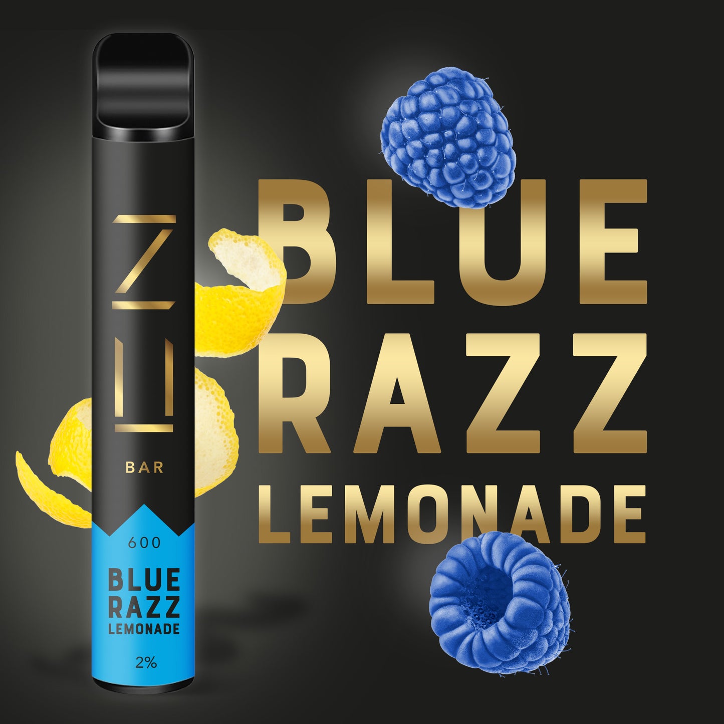 ZU Bar Blue Razz Lemonade Disposable Pod